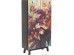 Ερμάριο Φλοράλ Πολύχρωμο 76x30x140εκ - Μαύρο Ερμάριο Φλοράλ Πολύχρωμο 76x30x140εκ - Μαύρο