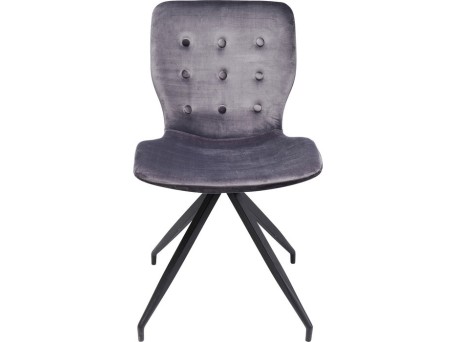 Καρέκλα Τραπεζαρίας Butterfly Γκρι Ύφασμα 47x56,2x84,5 εκ - Γκρι