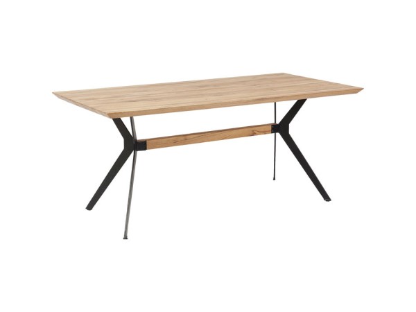 Τραπεζαρία Downtown Ξύλο-Μέταλλο Καφέ 180x90x77εκ - Καφέ Τραπεζαρία Downtown Ξύλο-Μέταλλο Καφέ 180x90x77εκ - Καφέ