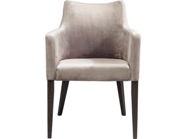 Καρέκλα Black Mode Βελούδο Γκρι 60x70x87εκ - Γκρι Καρέκλα Black Mode Βελούδο Γκρι 60x70x87εκ - Γκρι