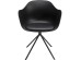 Καρέκλα Bel Air Μαύρο 58x52.2x77.5εκ - Μαύρο