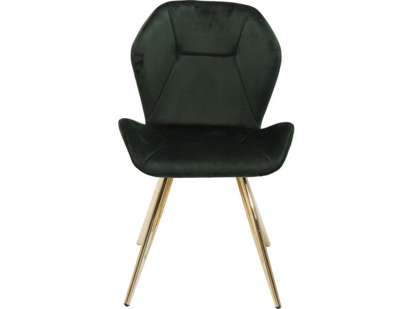 Καρέκλα Viva Πράσινη-Χρυσή 45.5x52x82εκ - Χρυσό