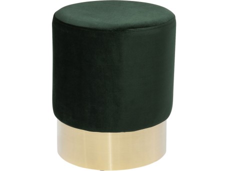 Σκαμπό Cherry Χρυσό Σκούρο Πράσινο Ø35x42 εκ. 35x35x42εκ - Χρυσό