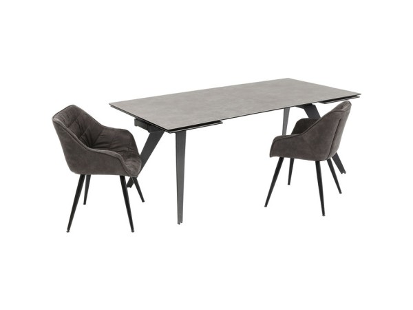 Επεκτεινόμενο Τραπέζι Amsterdam Καφέ 200x100x76εκ - Γκρι Επεκτεινόμενο Τραπέζι Amsterdam Καφέ 200x100x76εκ - Γκρι