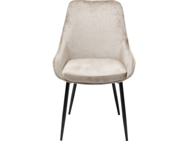 Καρέκλα East Side XL Βελούδο Μπεζ 52x59x87.5εκ - Μπεζ