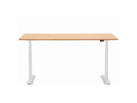 Γραφείο Ηλεκτρικά Ρυθμιζόμενου Υψους Λευκό-Καφέ 160x80 εκ.