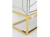 Μπουφές Queen Καθρέφτης Λευκό-Χρυσό 162x40x77εκ - Χρυσό