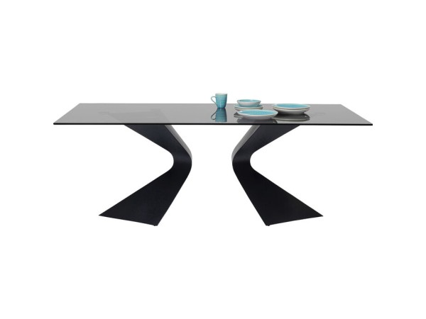 Τραπέζι Gloria Μαύρο 200x100x75εκ - Μαύρο Τραπέζι Gloria Μαύρο 200x100x75εκ - Μαύρο