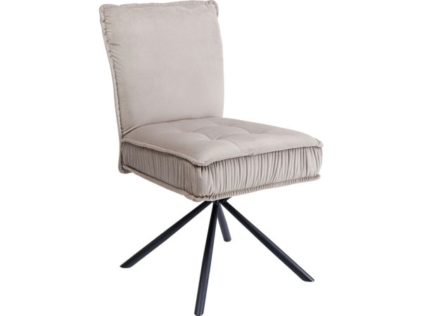 Καρέκλα Chelsea Βελούδο Γκρι 50x60x91εκ - Γκρι