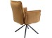 Καρέκλα Περιστρεφόμενη Chelsea Βελούδο Καφέ 65x60x90εκ - Καφέ
