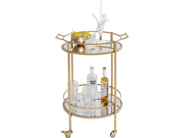 Τρόλεϊ Μπαρ Emilia Χρυσό 57x47.5x78εκ - Χρυσό Τρόλεϊ Μπαρ Emilia Χρυσό 57x47.5x78εκ - Χρυσό