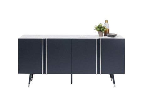 Μπουφές Catania Μαύρο 180x45x61εκ - Μαύρο