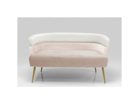 Καναπές Sandwich 2-Seater Μπεζ 125x64x64εκ - Μπεζ