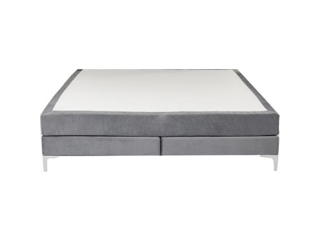 Κρεβάτι  Boxspring  Benito Γκρι 180x200x54εκ. - Γκρι