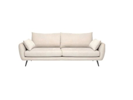 Καναπές Amalfi Διθέσιος Μπεζ 219x67x88 εκ. - Μπεζ