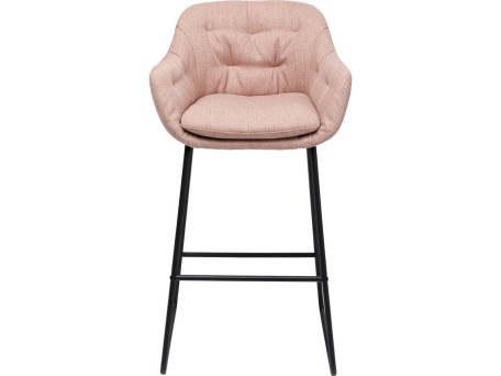 Σκαμπό Μπαρ Elaine Ροζ 53x53x100 εκ.