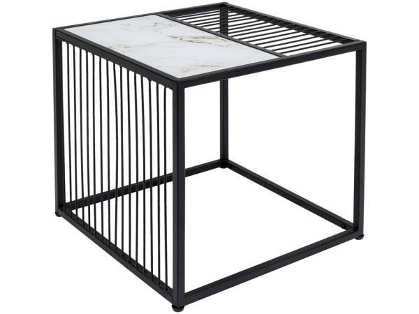 Βοηθητικό Τραπεζάκι Twice 45x45x42εκ - Μαύρο Βοηθητικό Τραπεζάκι Twice 45x45x42εκ - Μαύρο