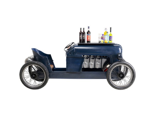 Μπαρ Αυτοκίνητο  Μεταλλικό  Μπλε 238x76x98εκ - Μαύρο