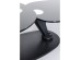Τραπέζι Μέσης  Franklin Black Γυαλί Μαύρο 150x60x40.5εκ. - Μαύρο