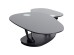 Τραπέζι Μέσης  Franklin Black Γυαλί Μαύρο 150x60x40.5εκ. - Μαύρο