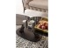 Τραπέζι Μέσης  Franklin Black Γυαλί Μαύρο 150x60x40.5εκ. - Μαύρο