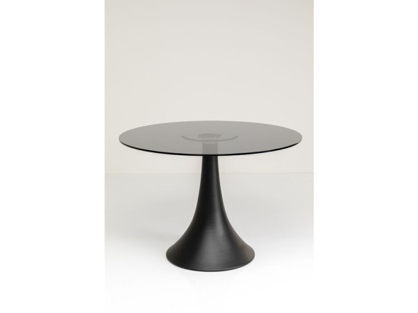 Τραπεζαρία Grande Possibilita Smoke Glass 73 x 110 x 110εκ. - Μαύρο Τραπεζαρία Grande Possibilita Smoke Glass 73 x 110 x 110εκ. - Μαύρο