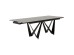 Τραπέζι Επεκτεινόμενο Sandra  Κεραμικό Μαύρο 180(40+40)x90x76εκ. - Μαύρο