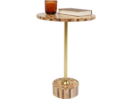 Βοηθητικό Τραπεζάκι Domero Καφέ 40x40x50 εκ. - Πολύχρωμο