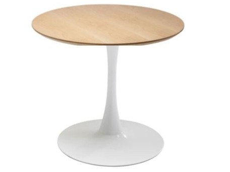 Τραπέζι Schickeria Λευκό/Καφέ 110x74 εκ.