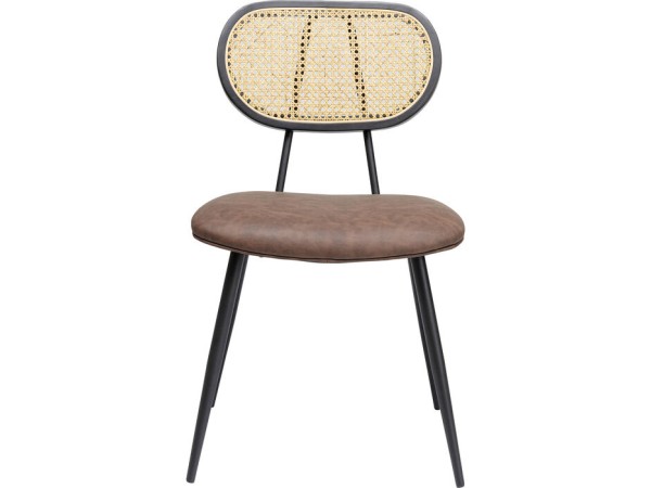 Καρέκλα Rosali Καφέ 47x57x81 εκ. - Καφέ