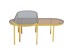 Τραπέζι Μέσης  Vence Μεταλλικό Πολύχρωμο  (2/Set)42x100x40εκ. - Χρυσό