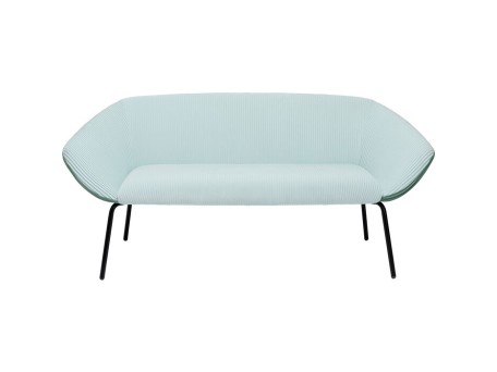 Καναπές Ballabile Διθέσιος Μπλε 163x64x75 εκ. - Μπλε