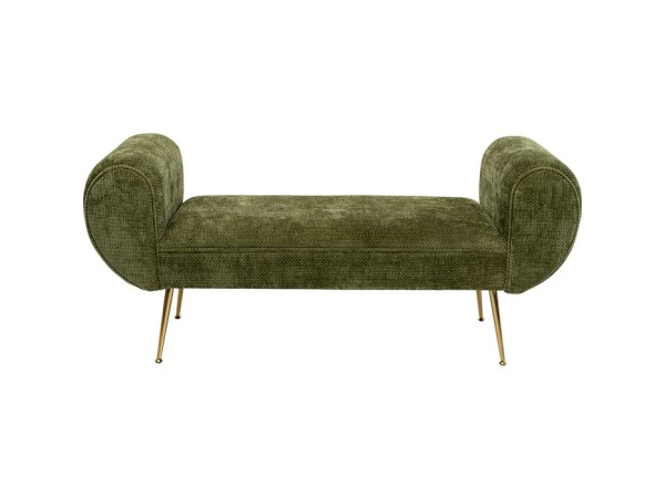 Παγκάκι Trono Ύφασμα Πράσινο 140x50x61 εκ. - Πράσινο