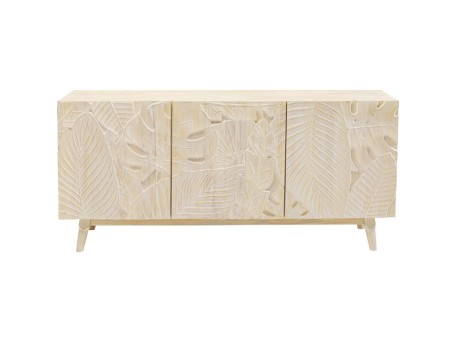 Μπουφές Jungle Μασίφ Ξύλο 160x58x75 εκ. - Μπεζ