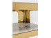 Τραπέζι Μέσης  Nube Duo Κεραμικό Χρυσό 130x70x43εκ. - Χρυσό