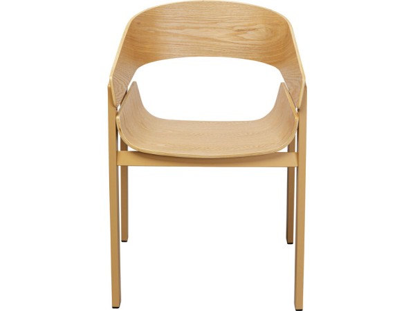 Πολυθρόνα  Biarritz  Ξύλο Καφέ 76.7x56.4x52.8 εκ. - Καφέ