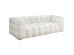 Καναπές Salamanca Τριθέσιος Λευκός 240x107x70 εκ. - Λευκό