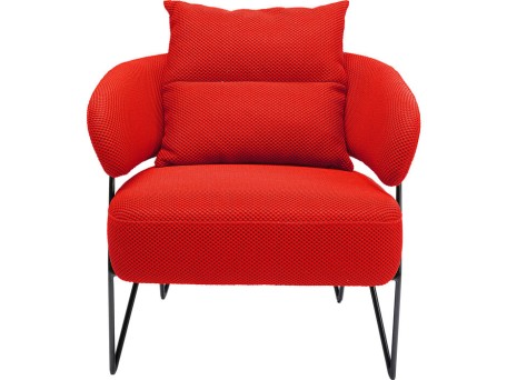 Πολυθρόνα Peppo Κόκκινη 78x77x71 εκ. - Κόκκινο