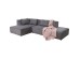 Καναπές Γωνία Infinity Αριστερός Γκρι Ύφασμα 306x182x70 εκ. - Γκρι
