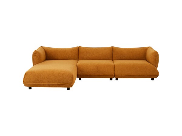 Καναπές Γωνία Αριστερός Gigi Ύφασμα Μπουκλέ Καφέ 73x160x188εκ. - Καφέ Καναπές Γωνία Αριστερός Gigi Ύφασμα Μπουκλέ Καφέ 73x160x188εκ. - Καφέ