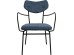 Καρέκλα Τραπεζαρίας Viola Μπλε Ύφασμα 59x55,3x82 εκ. - Μπλε