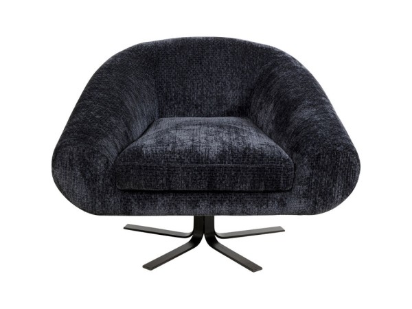 Πολυθρόνα Περιστρεφόμενη Ciao Ύφασμα Μαύρη 82x72x95 εκ. - Μαύρο Πολυθρόνα Περιστρεφόμενη Ciao Ύφασμα Μαύρη 82x72x95 εκ. - Μαύρο