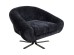 Πολυθρόνα Περιστρεφόμενη Ciao Ύφασμα Μαύρη 82x72x95 εκ. - Μαύρο Πολυθρόνα Περιστρεφόμενη Ciao Ύφασμα Μαύρη 82x72x95 εκ. - Μαύρο