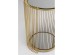 Τραπέζι Βοηθητικό  Wire Double Μεταλλικό Χρυσό (2/Set) 46*45*45εκ. - Χρυσό