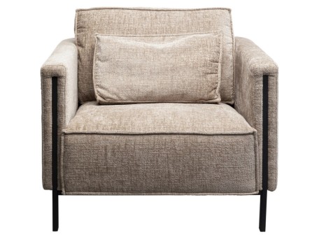 Πολυθρόνα Victor Μπεζ 90x86x93εκ. - Μπεζ