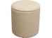 Stool Venezia Storage Beige Ø40cm - Μπεζ