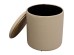 Stool Venezia Storage Beige Ø40cm - Μπεζ Stool Venezia Storage Beige Ø40cm - Μπεζ