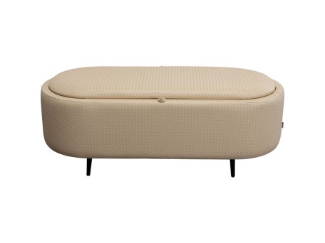 Bench Venezia Storage Beige 100cm - Μπεζ