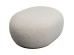 Stool Pebble Boucle White 81cm - Λευκό