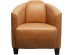 Armchair Cigar Lounge Smart Leather Light Brown - Καφέ
